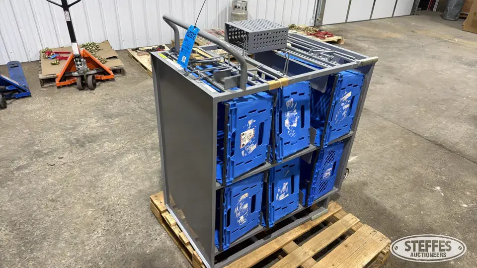 Stock cart Storage and Bench