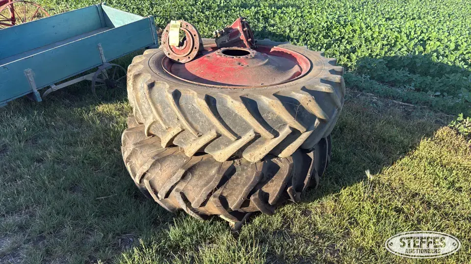 (2) Firestone 15.5-38 tires Tractor-Implement Tire