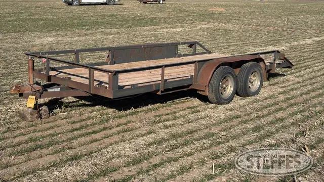 Perkins tandem axle utility trailer