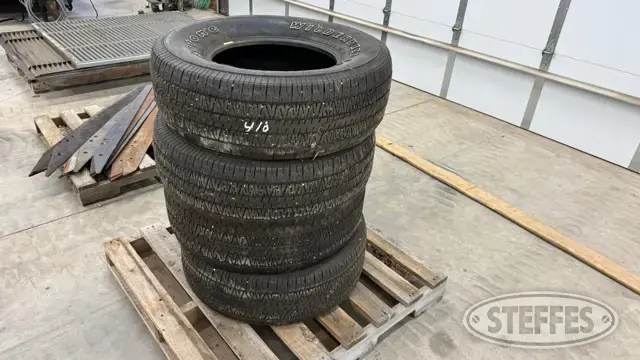 (4) Firestone Wilderness L/E P265/70R16 tires