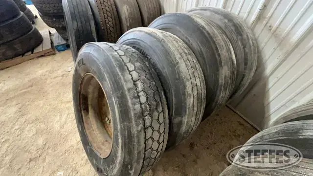 (4) 295/75R22.5 Tires