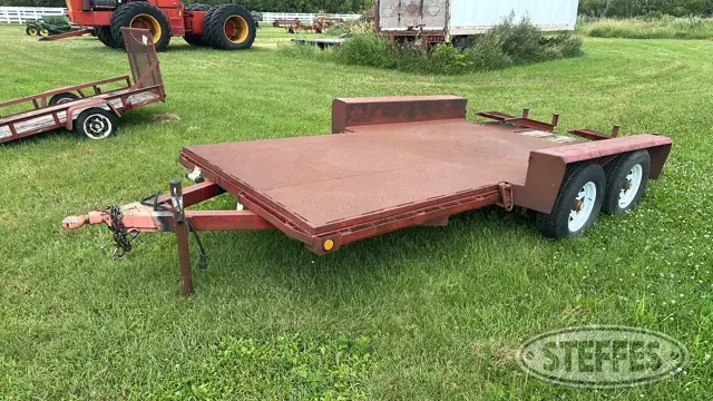 Shop-built equipment trailer