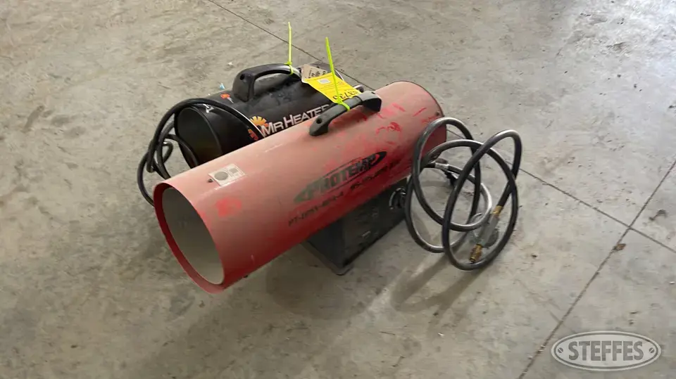 (2) Portable propane heaters