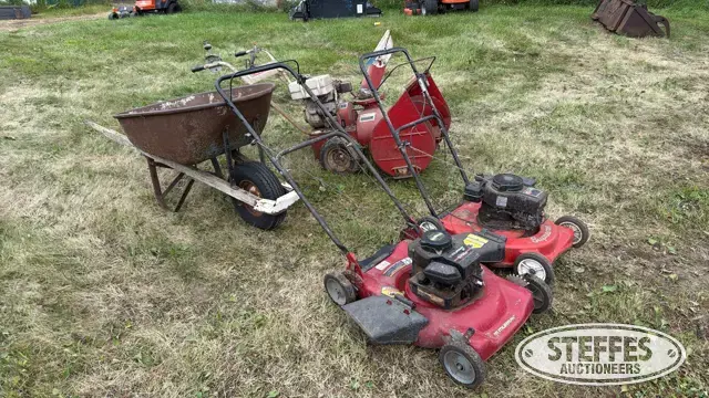 (2) Push mowers/snowblower