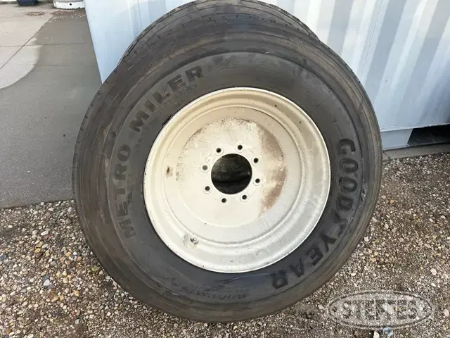 (2) 305/70R22.5 Tires