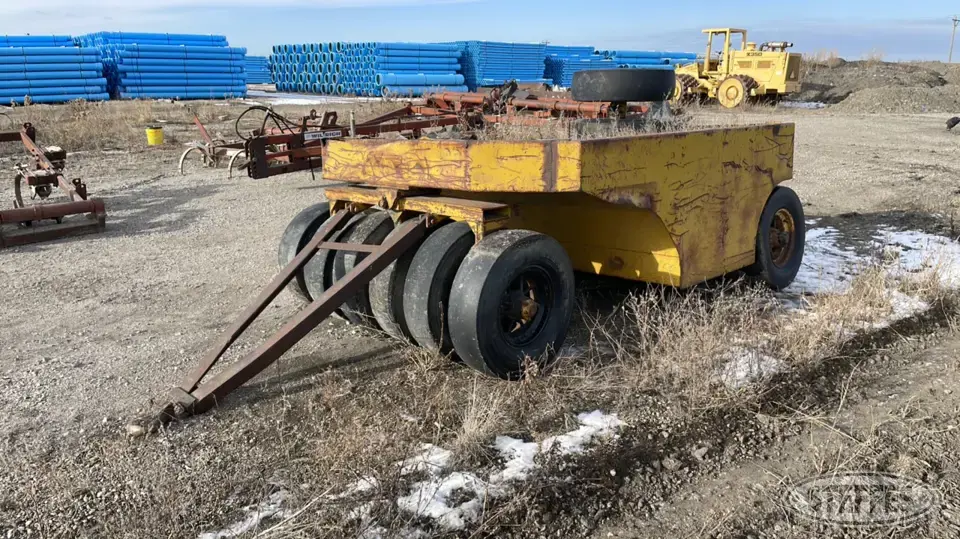 Pneumatic wheel roller Double Pull
