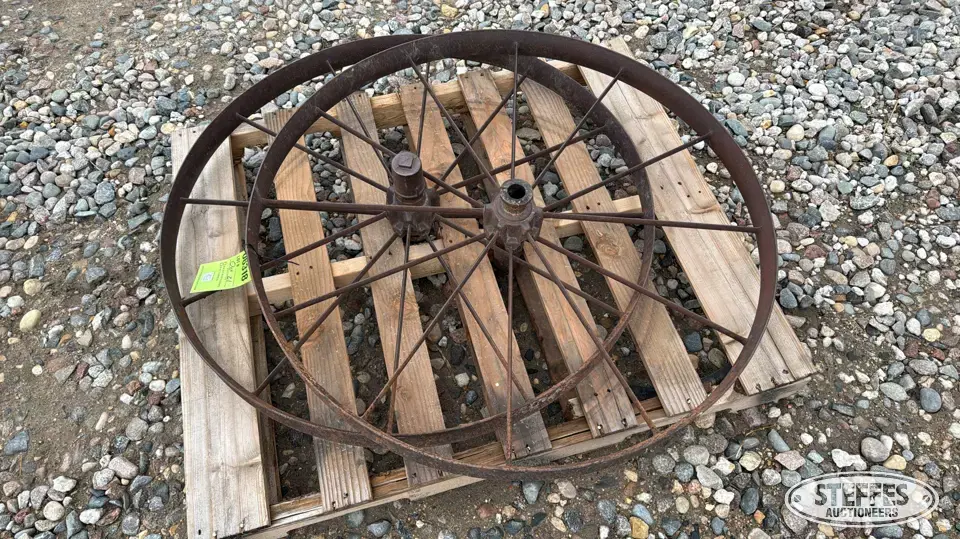 (2) Antique wheels Collectibles-Other
