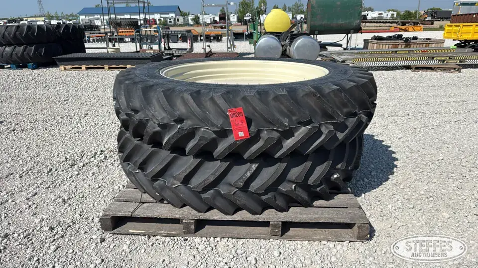 (2) Titan Hi-Traction 380/90R46 tires Tractor-Implement Tire