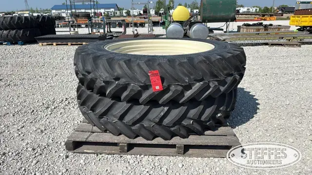 (2) Titan Hi-Traction 380/90R46 tires