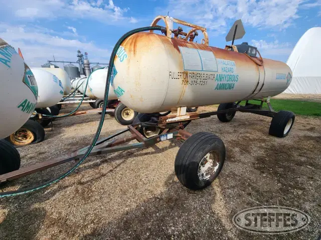 1,000 gal. NH3 tank