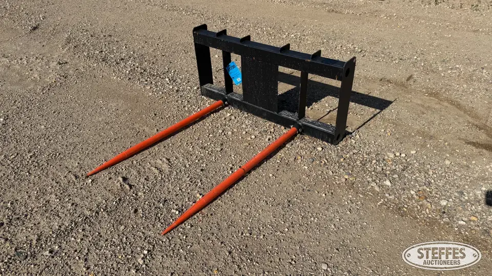 Pabreak bale spear Skid Steer Fork