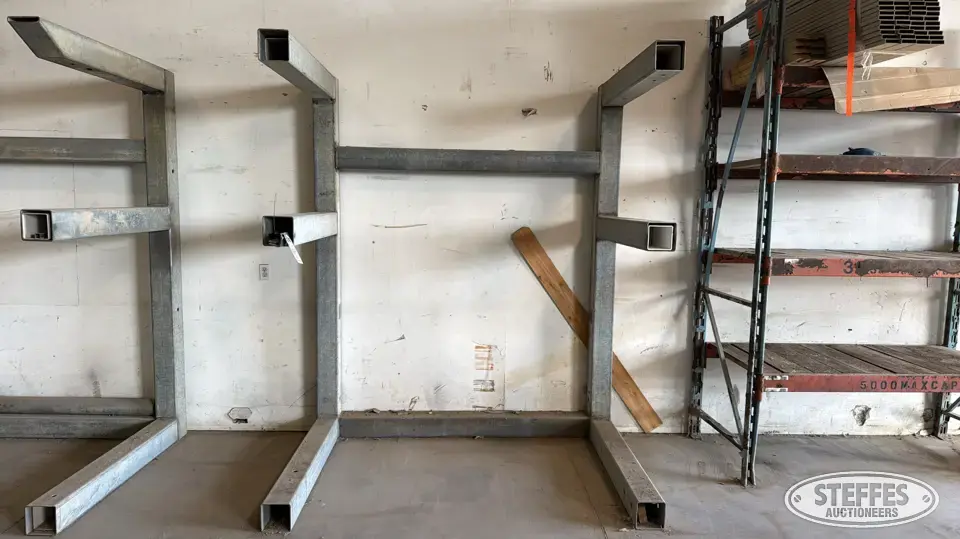 Steel rack Storage and Bench