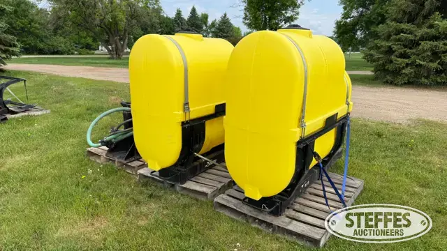 (2) Demco saddle tanks