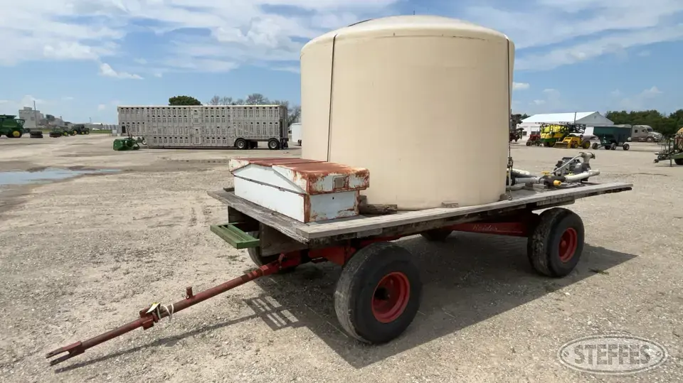Shop-Built Tender Trailer Liquid Nurse Tank
