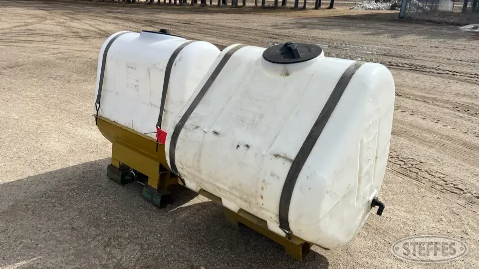 (2) Ag-Chem saddle tanks Poly Tank