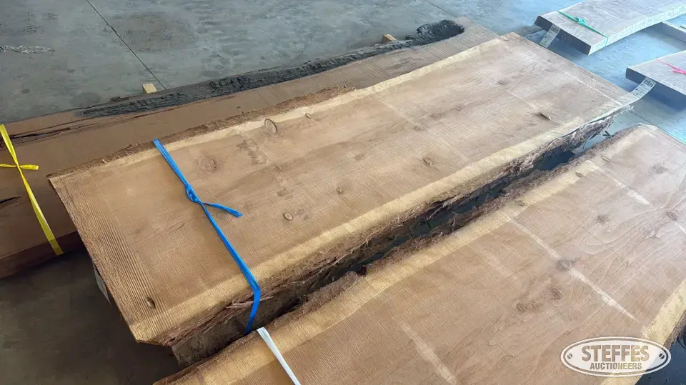 (4) Redwood slabs Business Inventory