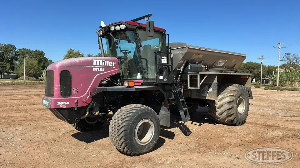 2009 Miller Atlas 3654 Self-Propelled Dry Applicators-Spreaders-Floater