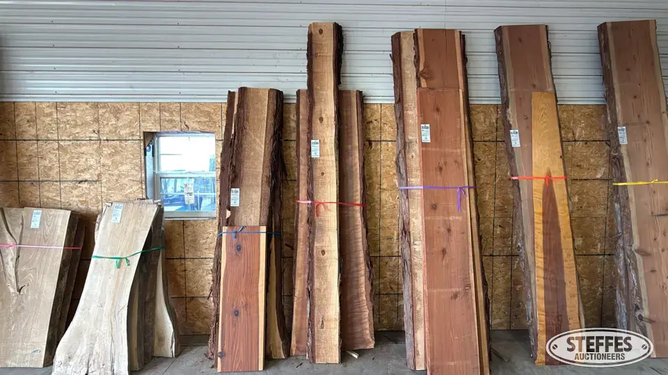 (3) Redwood slabs Business Inventory