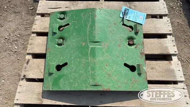 John Deere double weight bracket