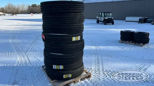 (8) Zwarthz 11R22.5 tires