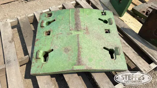 John Deere double stack starter weight