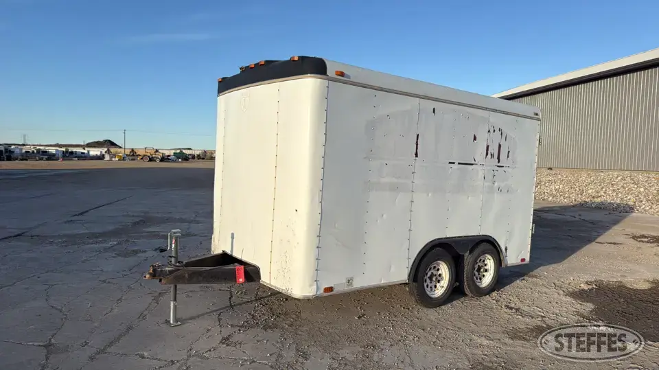 1993 Interstate tandem axle enclosed cargo trailer