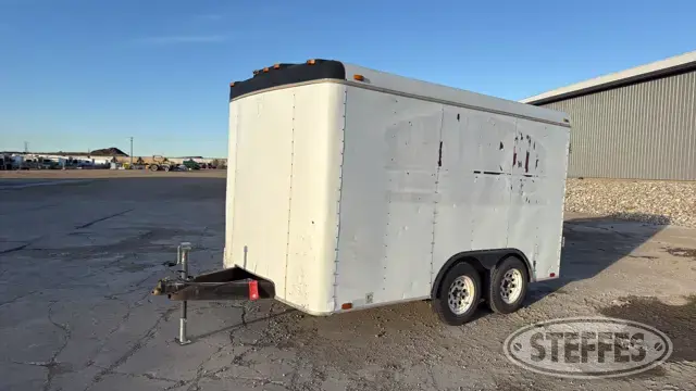 1993 Interstate tandem axle enclosed cargo trailer