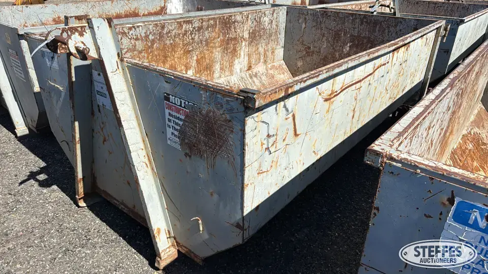 10 yd. roll-off dumpster Construction Support Item