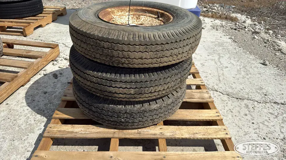 (3) 7.00-15 tires Tractor-Implement Tire