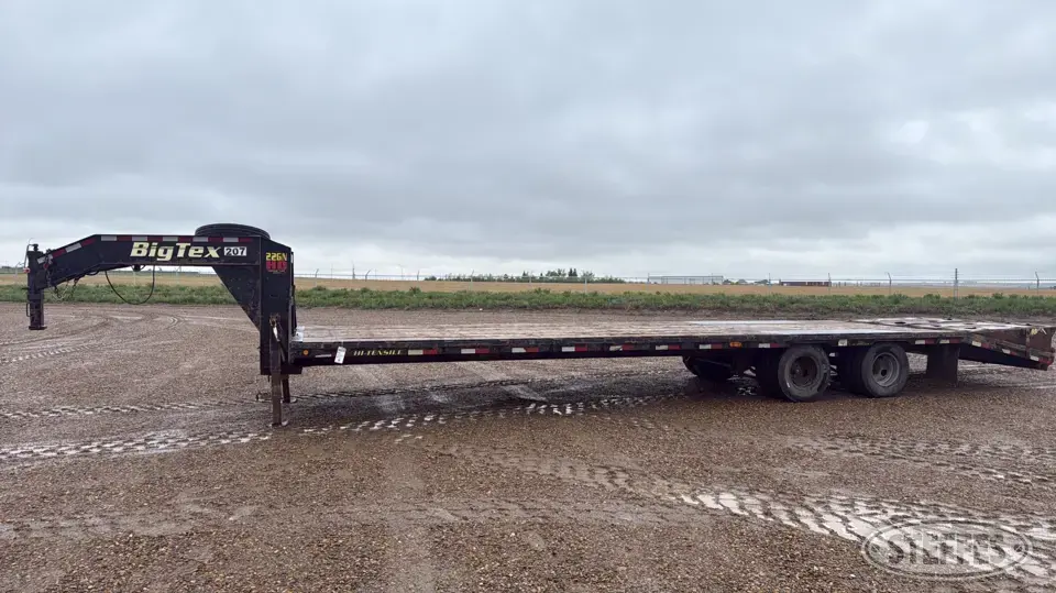 2018 Big Tex 22GN-28BK-5MR Flatbed Trailer