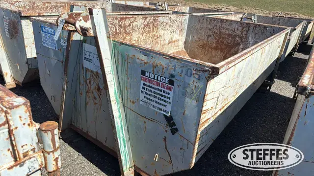 10 yd. roll-off dumpster