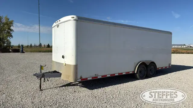 2016 Continental Cargo tandem axle enclosed cargo trailer