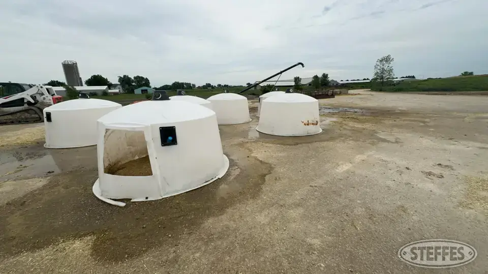 (9) Poly Dome Huts Livestock Equipment-Other