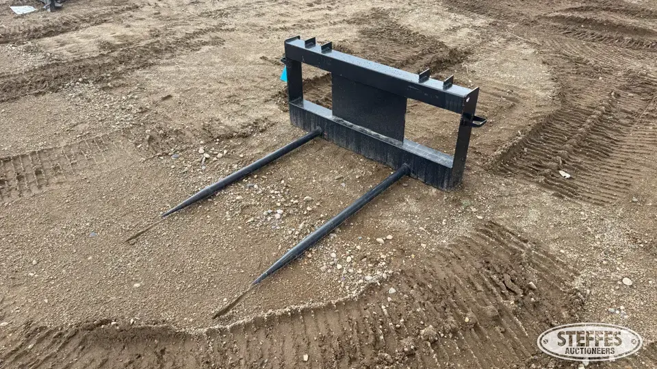 JCT bale spear Skid Steer Fork