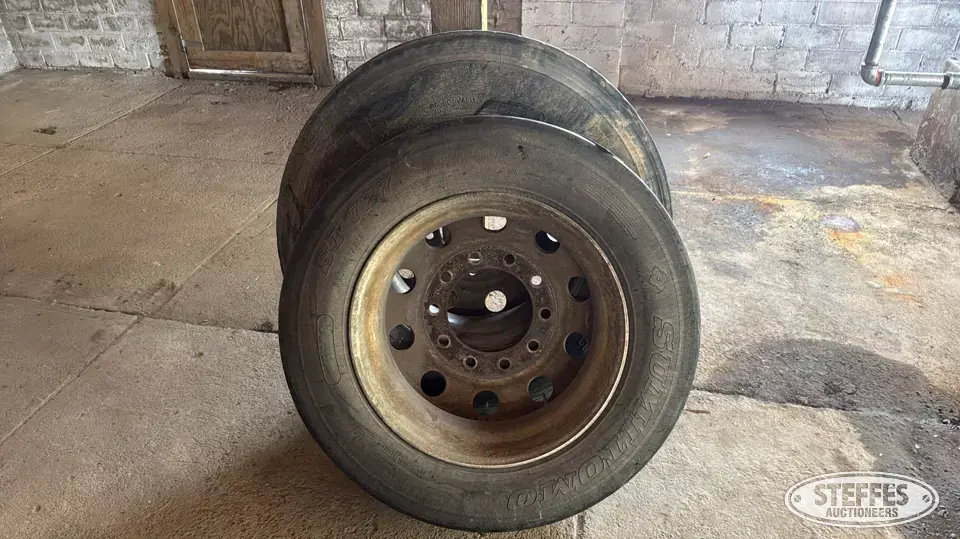 (2) 22.5” tires Truck Tire