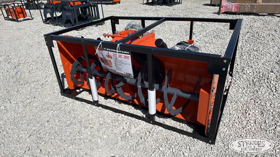 2026 TMG SSB72 Skid Steer Snow Pushers and Snowblower