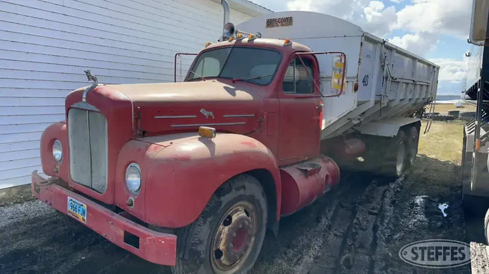 1957 Mack twin screw Tandem Boxed Truck
