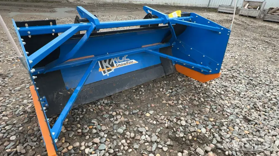 Kage Snowfire Skid Steer Snow Pushers and Snowblower