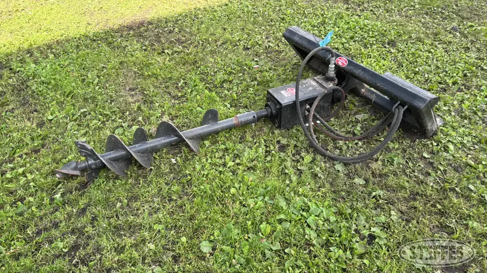 HH Fabrication Skid Steer Augers-Post Driver