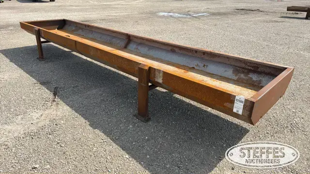 20’x48” steel feed bunk
