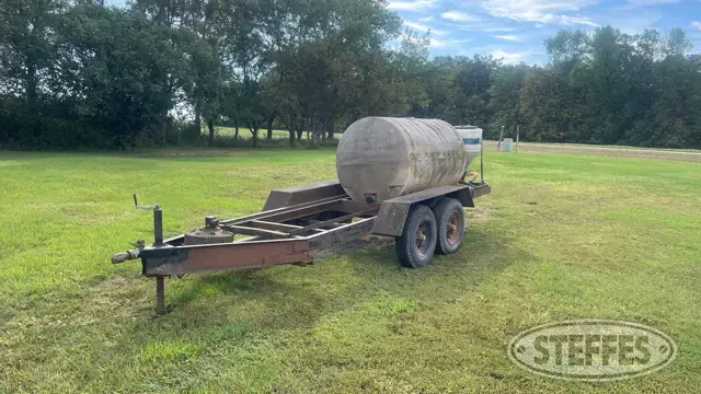 Shop-built tandem axle trailer