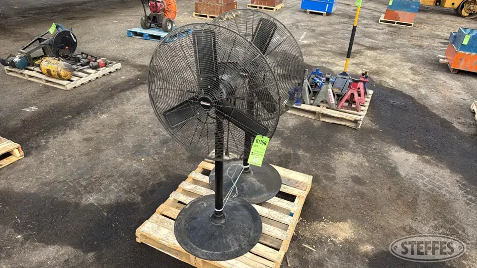 (2) Central Machinery fans Shop Equipment-Other