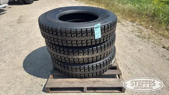 (3) 11R22.5 tires