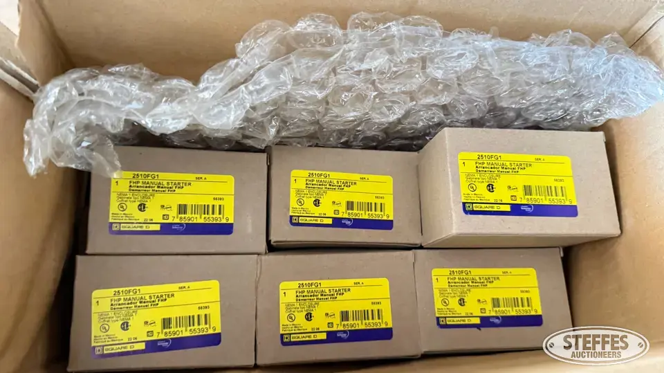 Electrical motor starter panels & switches Business Inventory