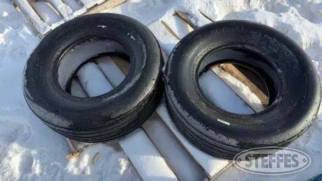 (2) Treadura 11L-15 implement tires