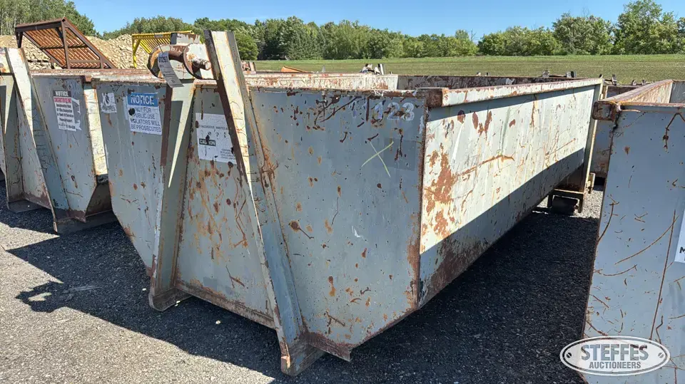 10 yd. roll-off dumpster Construction Support Item