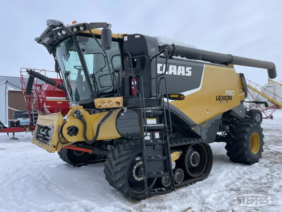 2012 Claas 750 Lexion APS Hybrid Terra Trac Combine