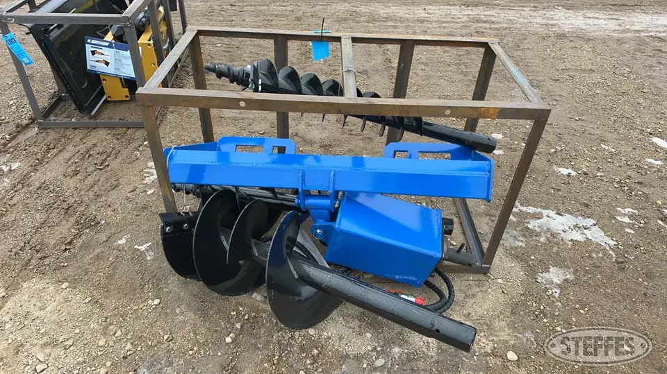 Agrotk ECAG Skid Steer Augers-Post Driver