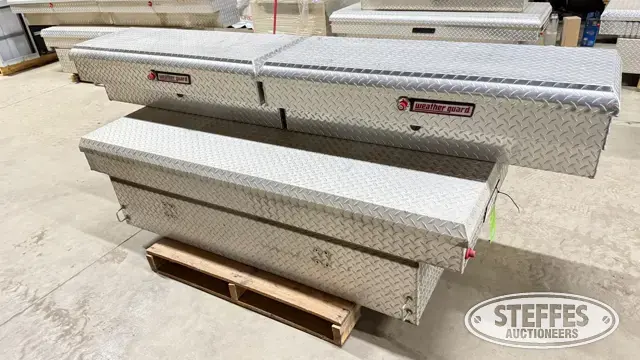Weather Guard aluminum diamond plate pickup toolboxes