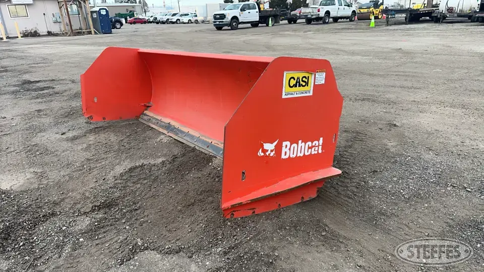 Bobcat Skid Steer Snow Pushers and Snowblower